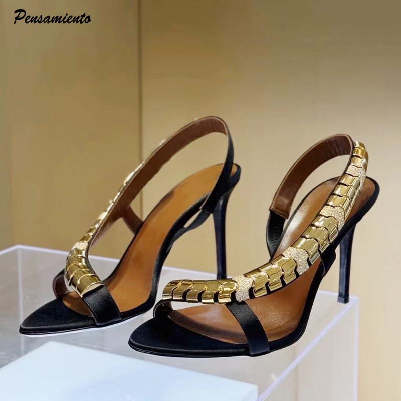 صنادل نسائية فاخرة مرصعة بالأح - مراجعة Luxury Lifestyle Shoes وسعره